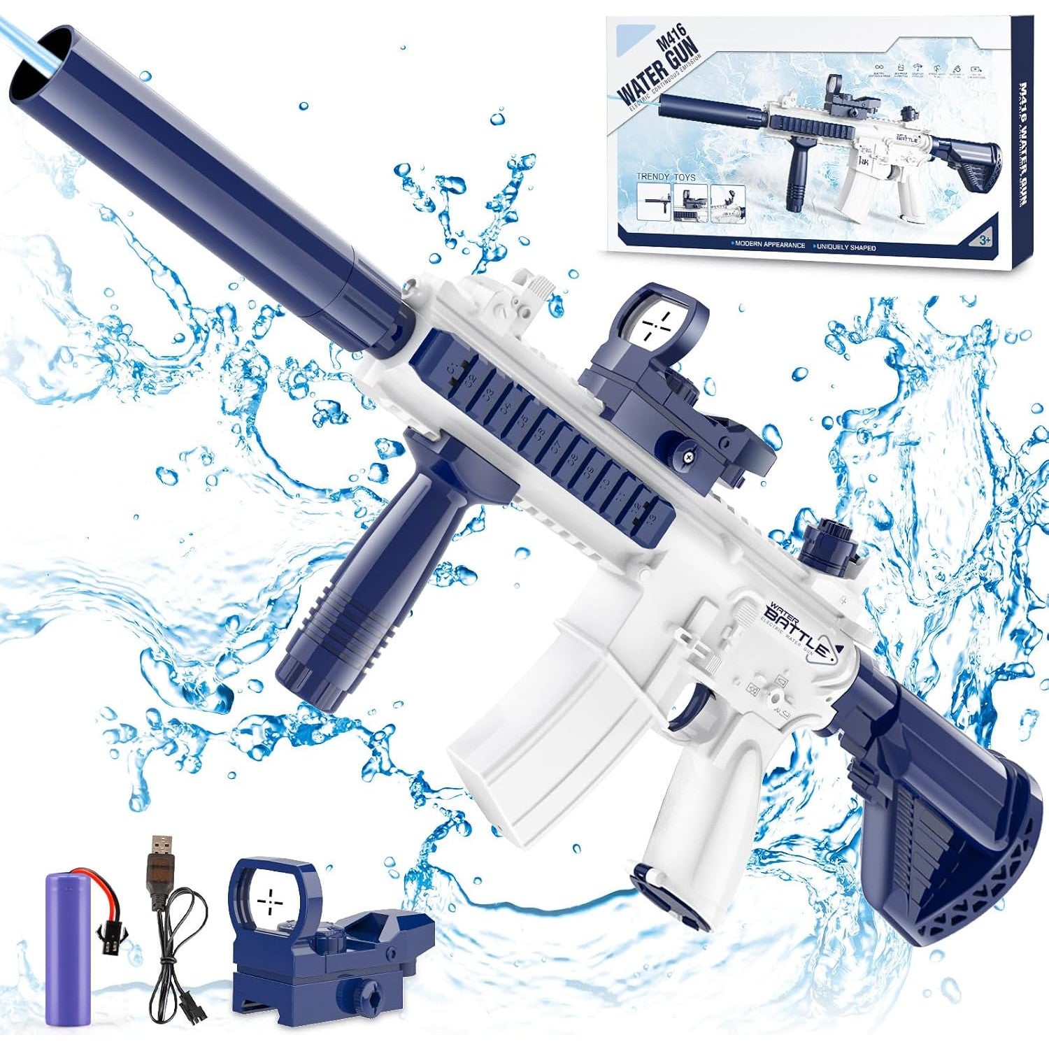 Pistol cu Apa Electric KidProtect WaterRaptor Pistol cu Apa Electric KidProtect WaterRaptor